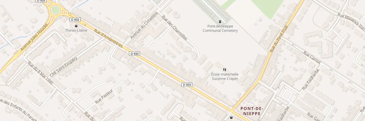 Plan du 1257 Rue d’Armentieres à Nieppe