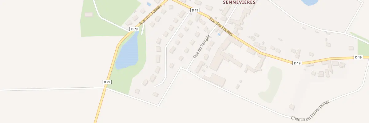 Plan du 8 Rue du Temple à Chèvreville