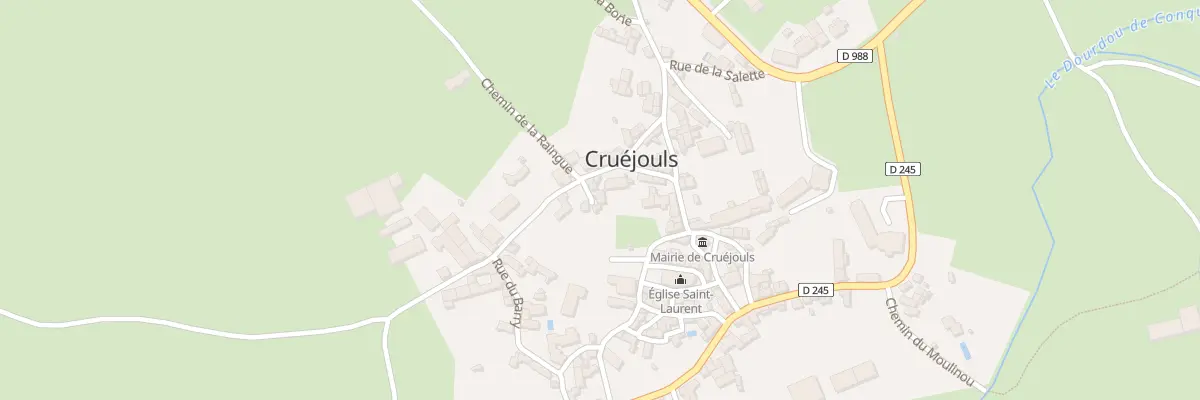 Plan du 5049 Cruejouls à Palmas d’Aveyron