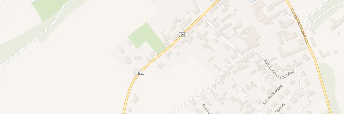 Plan du 23 Rue d’Ervillers à Saint-Léger