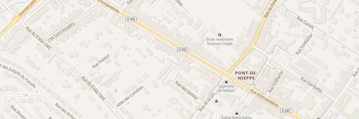 Plan du 1294 Rue d’Armentieres à Nieppe
