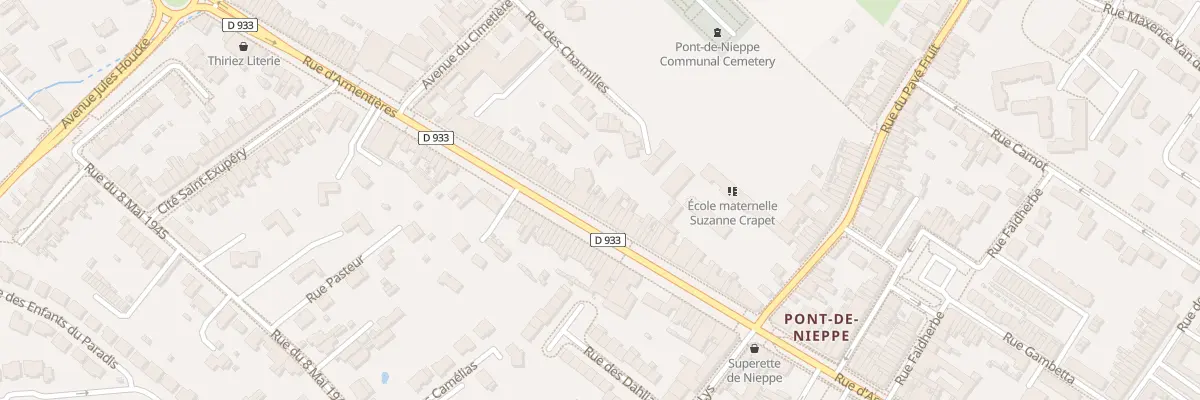 Plan du 1267 Rue d’Armentieres à Nieppe