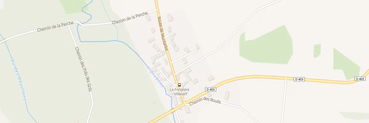 Plan du 6 Rte de Montarlot à Villecerf