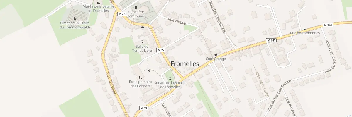 Plan du 6 Rue de l’Eglise à Fromelles