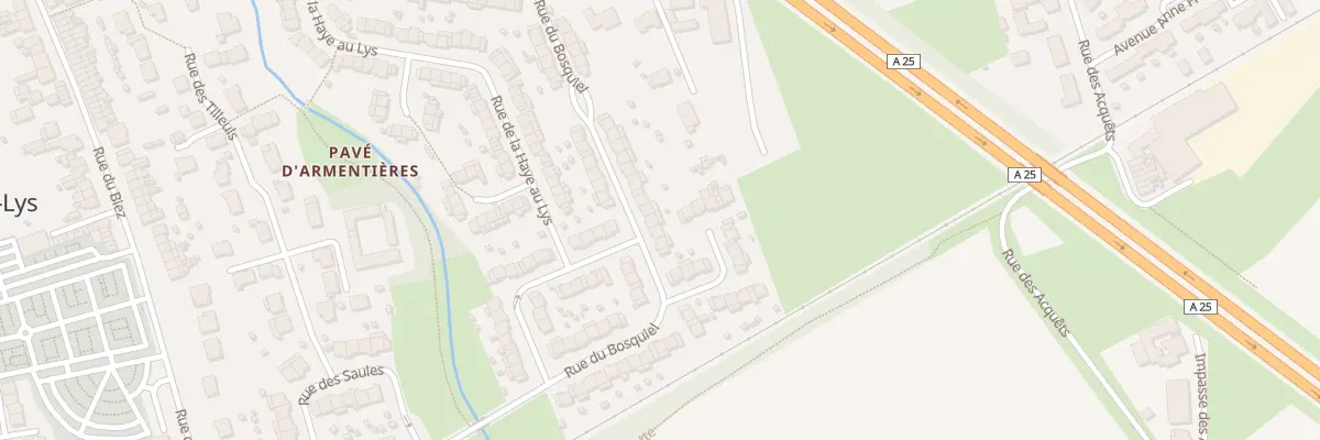 Plan du 23 Rue du Bosquiel à Erquinghem-Lys