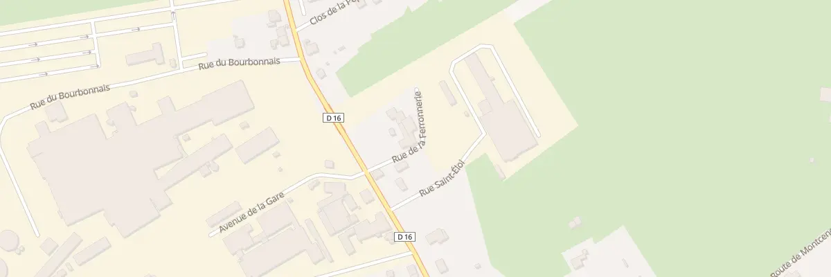 Plan du 5 Rue de la Ferronnerie à Villefranche-d’Allier