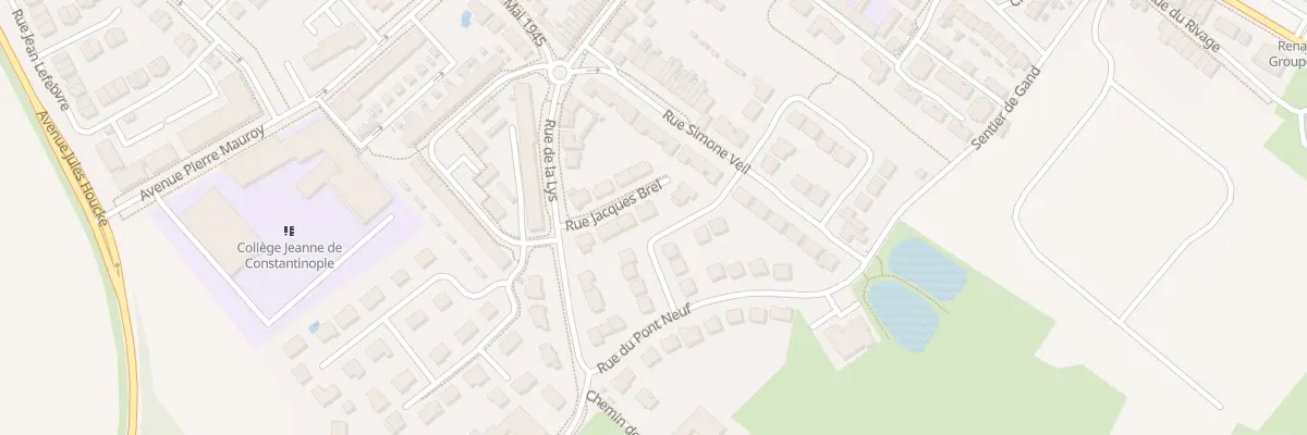 Plan du 60 Rue Jacques Brel à Nieppe