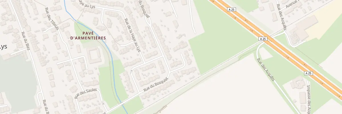 Plan du 27 Rue du Bosquiel à Erquinghem-Lys