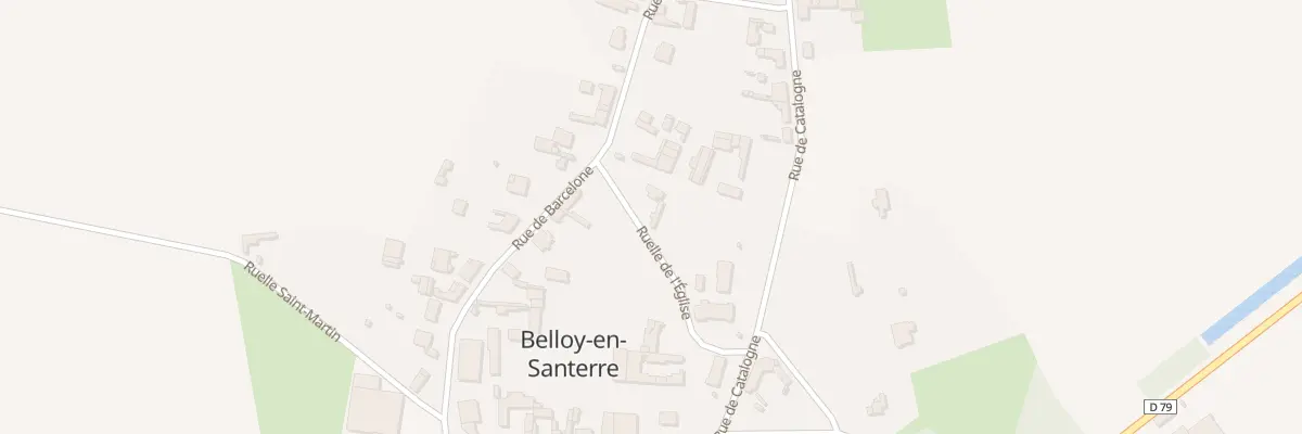 Plan du 2 Rle de l’Église à Belloy-en-Santerre