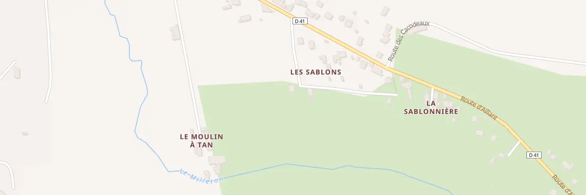 Plan du 5321 Les Sablons à Châtillon-Coligny