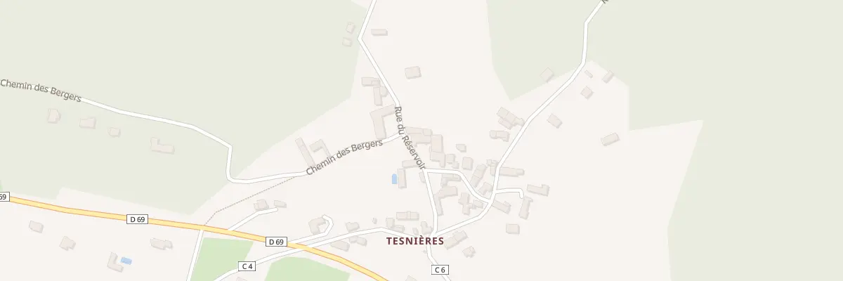 Plan du 14 Rue du Réservoir à Paley