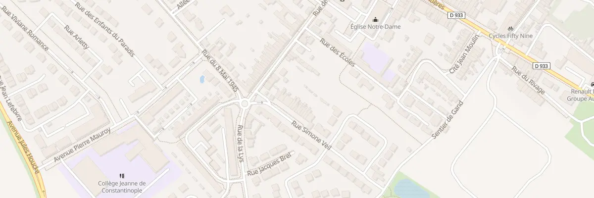 Plan du 53 Cite Lesage à Nieppe