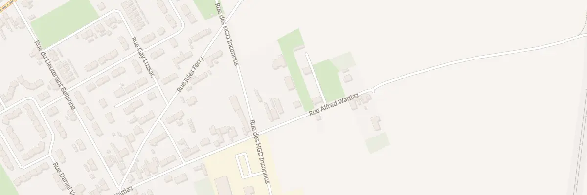 Plan du 109B Rue Alfred Wattiez à Loison-sous-Lens