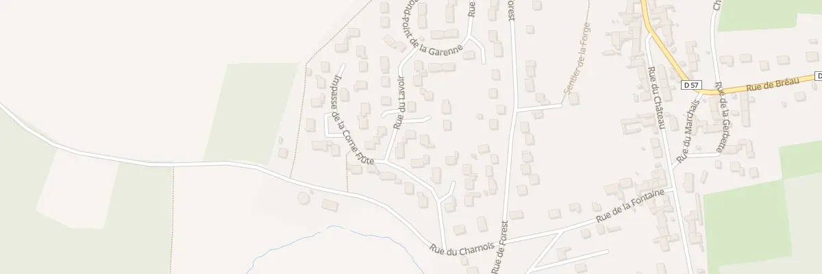 Plan du 15 Rue du Lavoir à Bombon