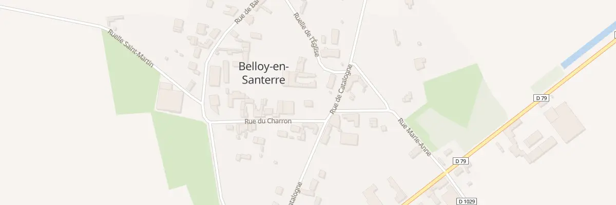 Plan du 2 Rue du Charron à Belloy-en-Santerre