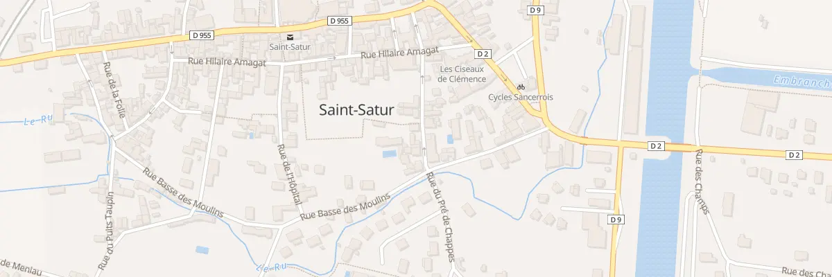 Plan du 9 Rue de Chappes à Saint-Satur