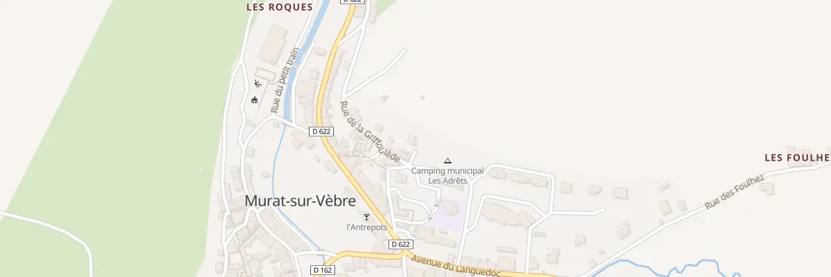 Plan du 205 Rue de la Griffoulède à Murat-sur-Vèbre