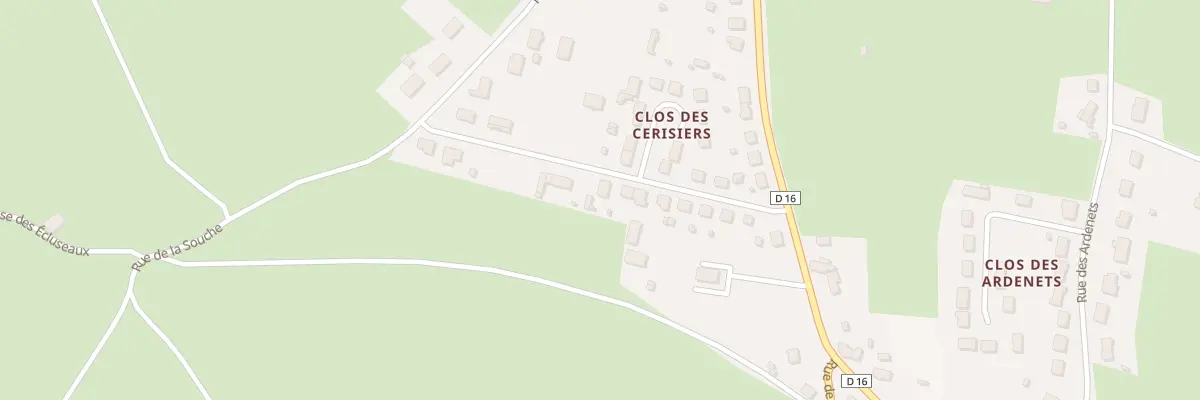 Plan du 16 Clos des Cerisiers à Villefranche-d’Allier