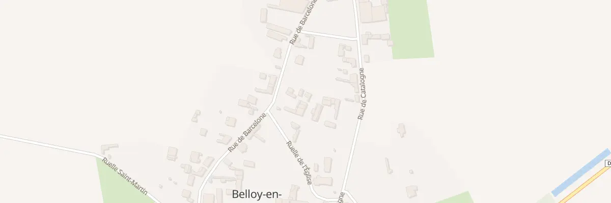 Plan du 22 Rue de Barcelone à Belloy-en-Santerre