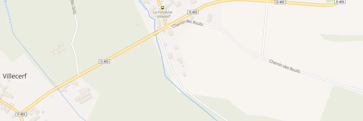 Plan du 3 Rte de la Vallée à Villecerf