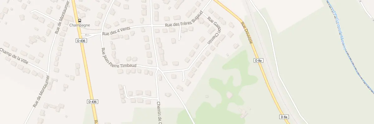 Plan du 3 Rue Gaston Chemin à Saint-Germain-sur-Morin