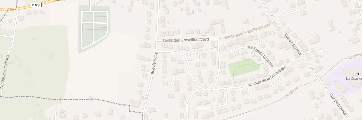 Plan du 23 Av de la Dimeresse à Quincy-Voisins