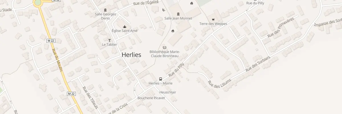 Plan du 9B Rue du Pilly à Herlies