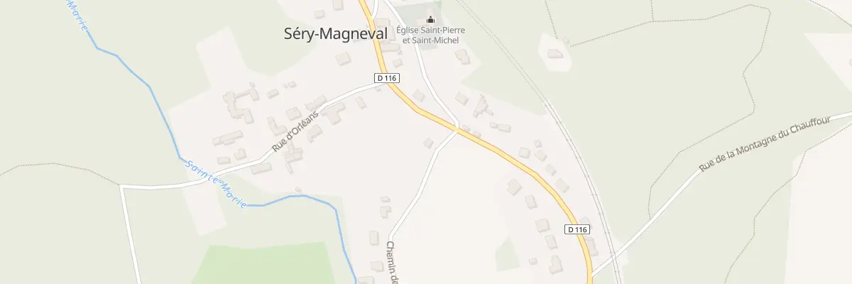 Plan du 2 Che des Dimes à Séry-Magneval