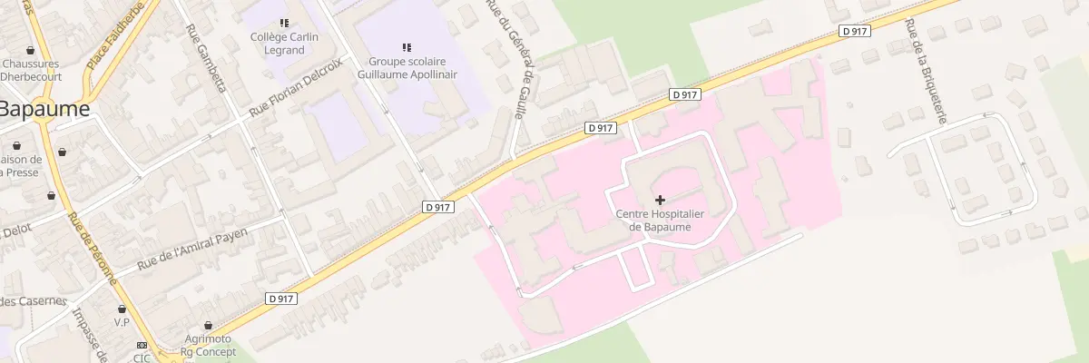 Plan du 51 Rue de la République à Bapaume
