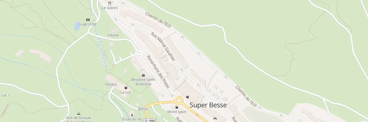 Plan du 9 Rue Marcel Gauthier à Besse-et-Saint-Anastaise