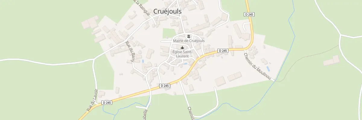 Plan du 5073 Cruejouls à Palmas d’Aveyron