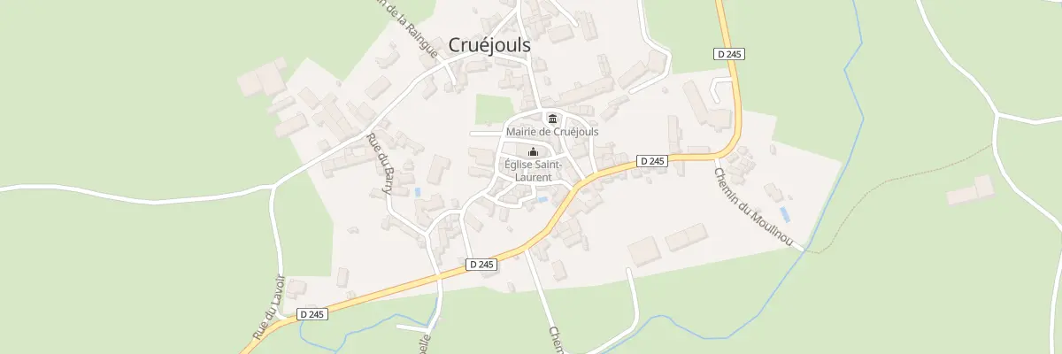 Plan du 5067 Cruejouls à Palmas d’Aveyron