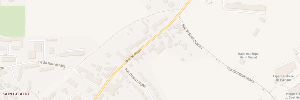 Plan du 37 Rue de Douai à Bapaume