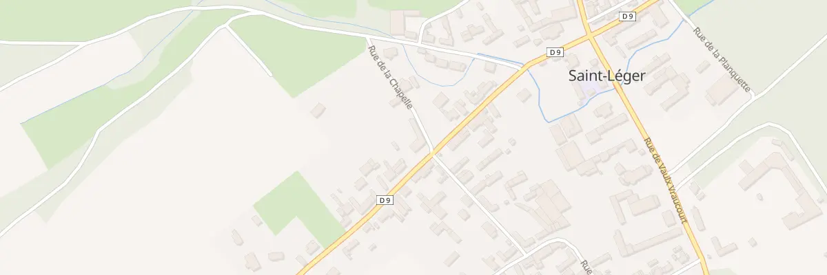 Plan du 12 Rue d’Ervillers à Saint-Léger