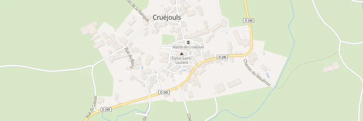 Plan du 5066 Cruejouls à Palmas d’Aveyron
