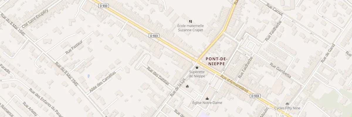 Plan du 1370 Rue d’Armentieres à Nieppe