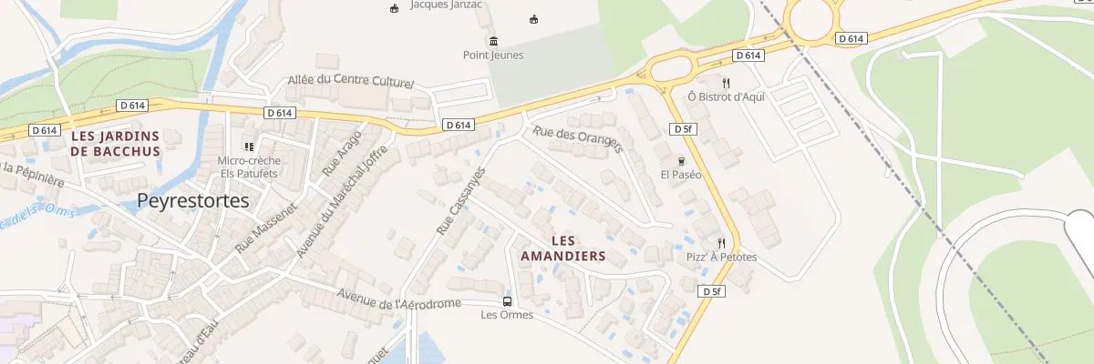 Plan du 8 Rue des Citronniers à Peyrestortes