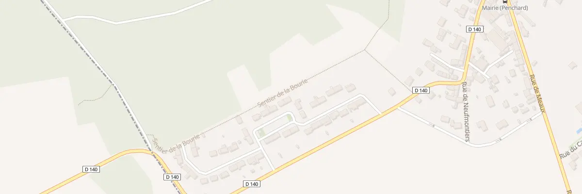 Plan du 35 Rue de la Res du Bois de Pench à Penchard