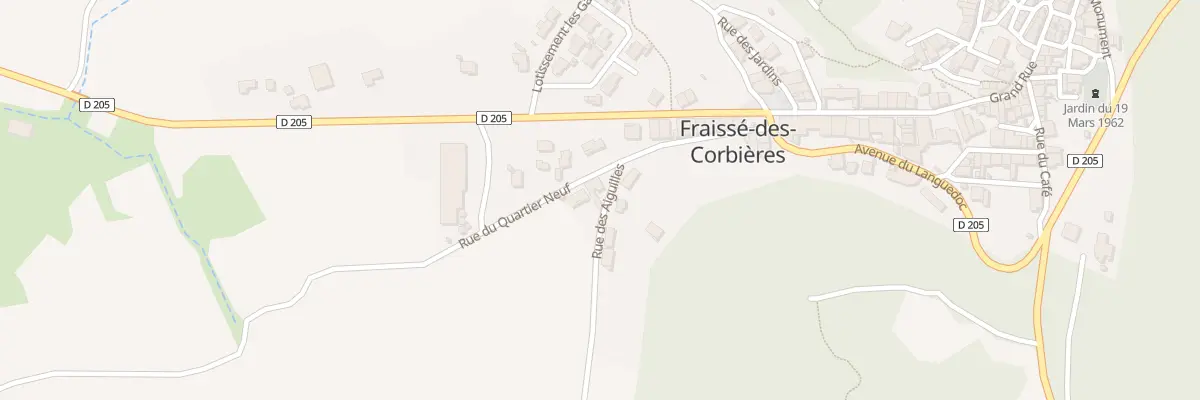 Plan du 5 Rue du Quartier Neuf à Fraissé-des-Corbières