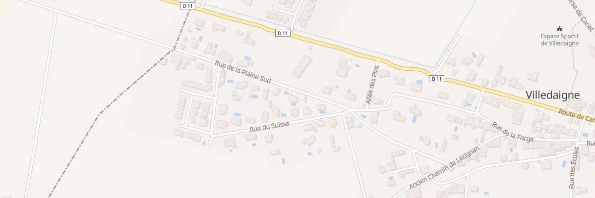 Plan du 21 Rue de la Plaine Sud à Villedaigne