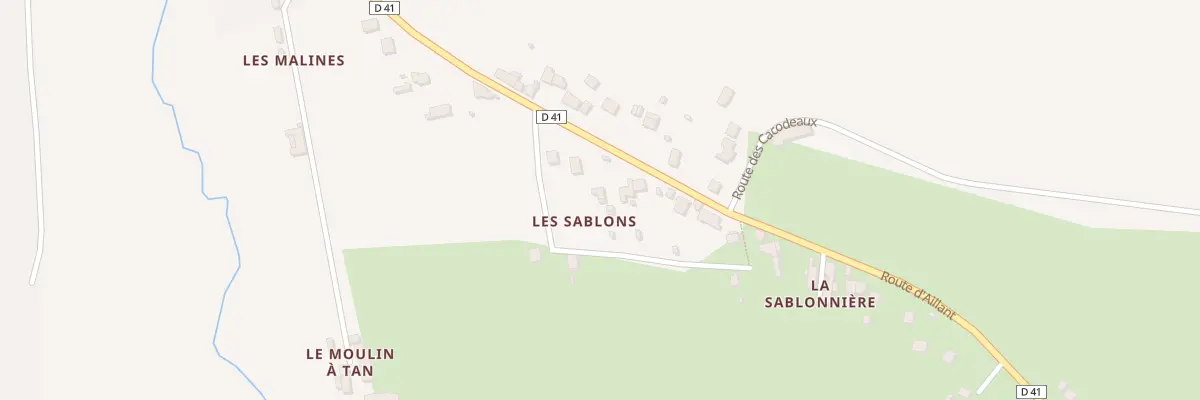 Plan du 16 Rte d’Aillant à Châtillon-Coligny