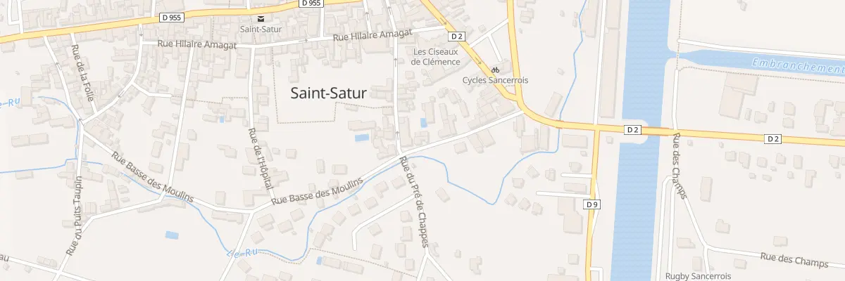 Plan du 16 Rue Basse des Moulins à Saint-Satur
