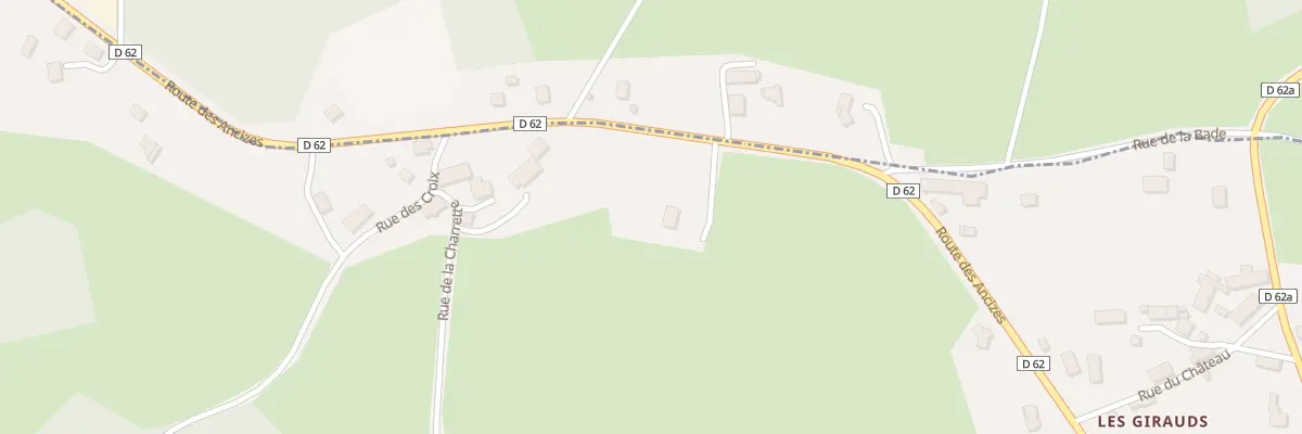 Plan du 5430 Les Girauds à Chapdes-Beaufort