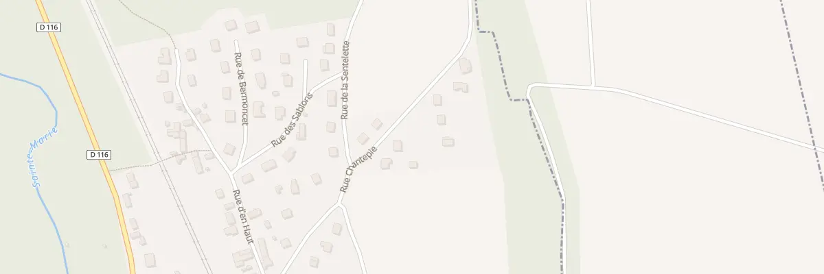 Plan du 20 Rue Chantepie à Glaignes