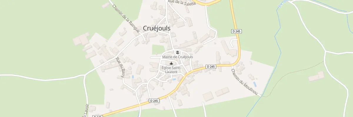 Plan du 5056A Cruejouls à Palmas d’Aveyron