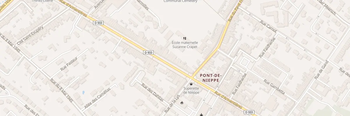 Plan du 1355 Rue d’Armentieres à Nieppe