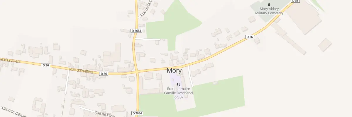 Plan du 12 Rue de l’Abbaye à Mory