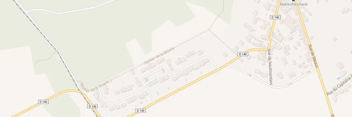Plan du 38 Rue de la Res du Bois de Pench à Penchard