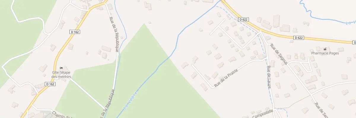 Plan du 243 Rue de la Prairie à Murat-sur-Vèbre