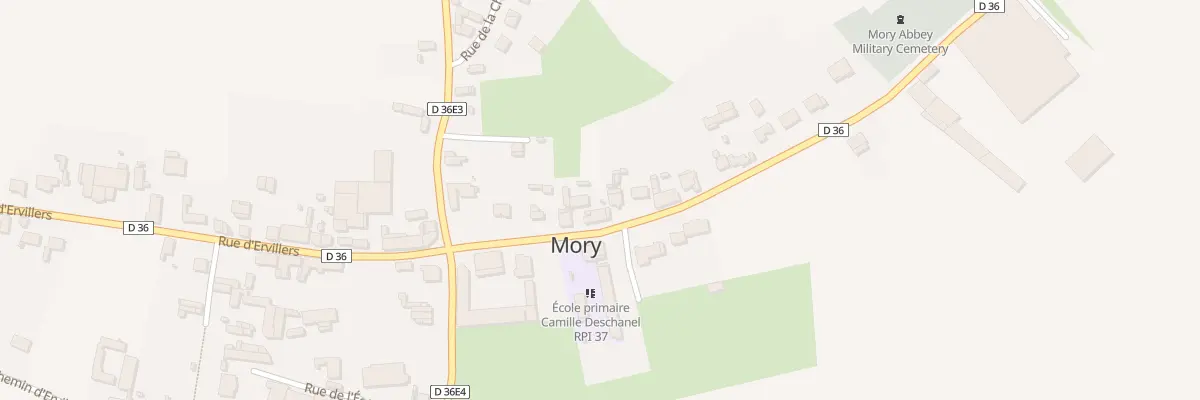 Plan du 14 Rue de l’Abbaye à Mory